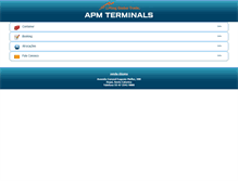 Tablet Screenshot of m.apmterminals.com.br